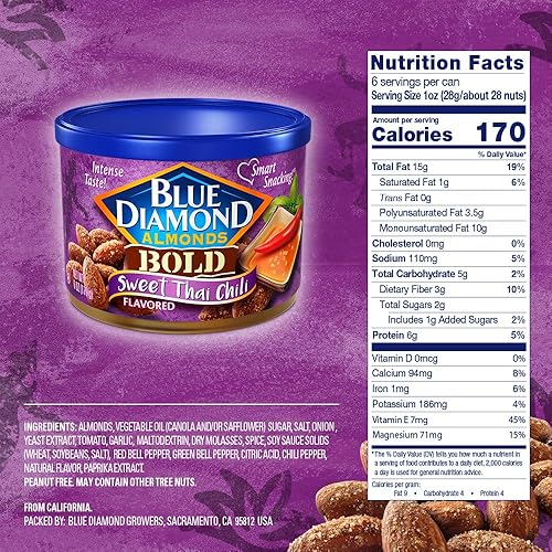 Miniatura 6 de Blue Diamond Almonds, almendras naturales enteras
