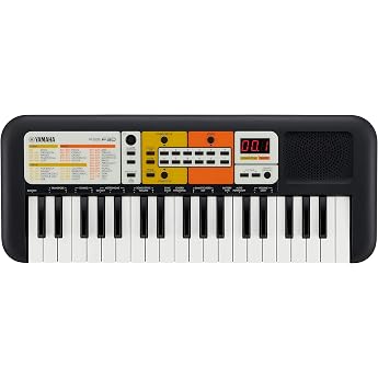 Yamaha PSS-F30 Mini Keyboard Black, Lightweight Keyboard for Kids with Mini Keyboard and Beautiful Instrument Sounds, With Mi