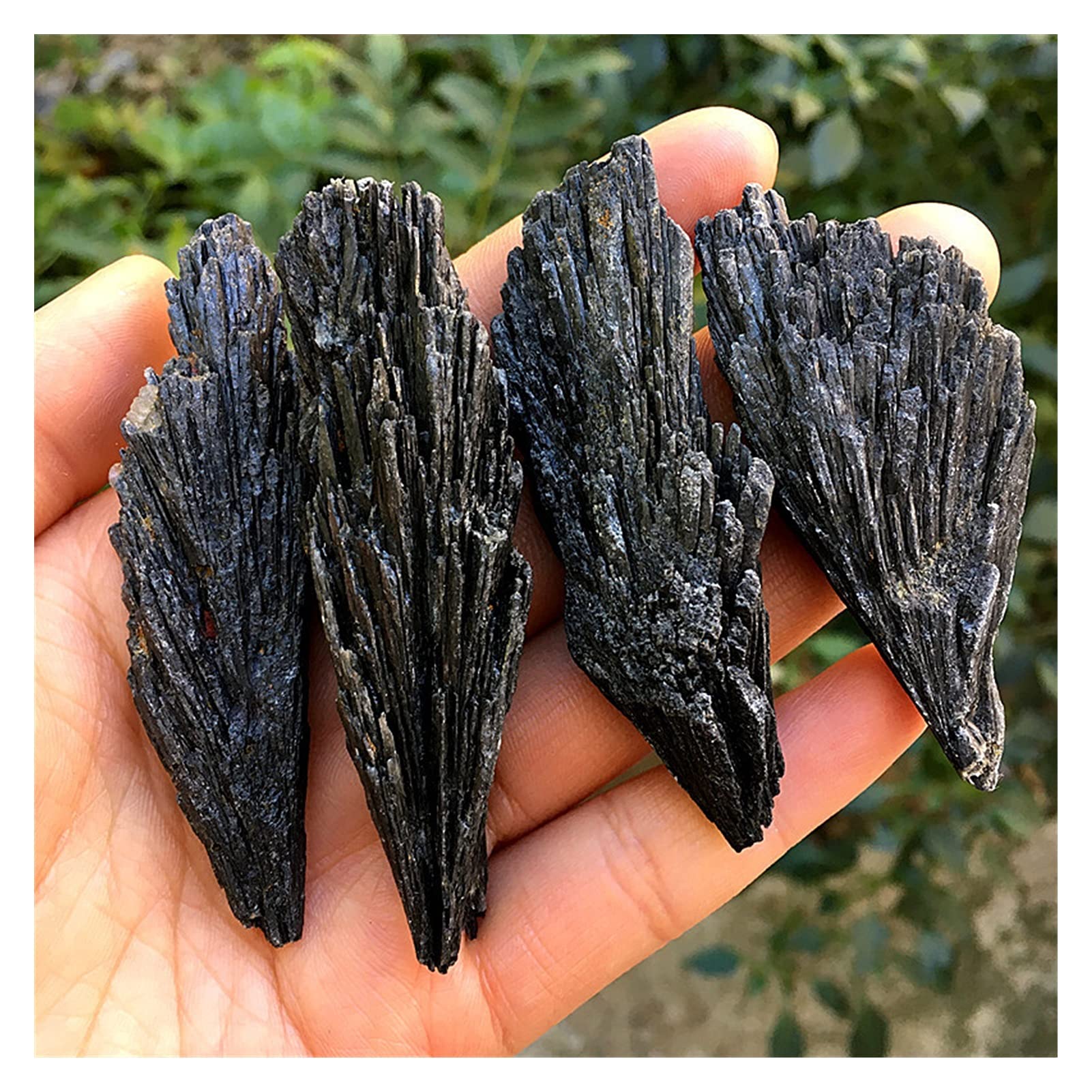 Spécimen de minéraux tourmaline noire brute de qualité Reiki