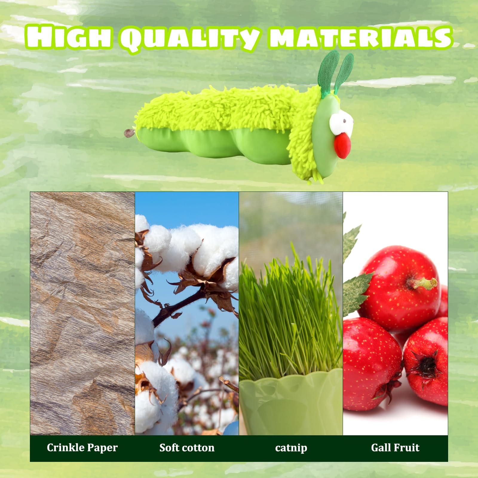 GZGRYTRC 2Pcs Cat Toys, Catnip Toys for Cats Interactive Cat Toy with Catnip - Image 4