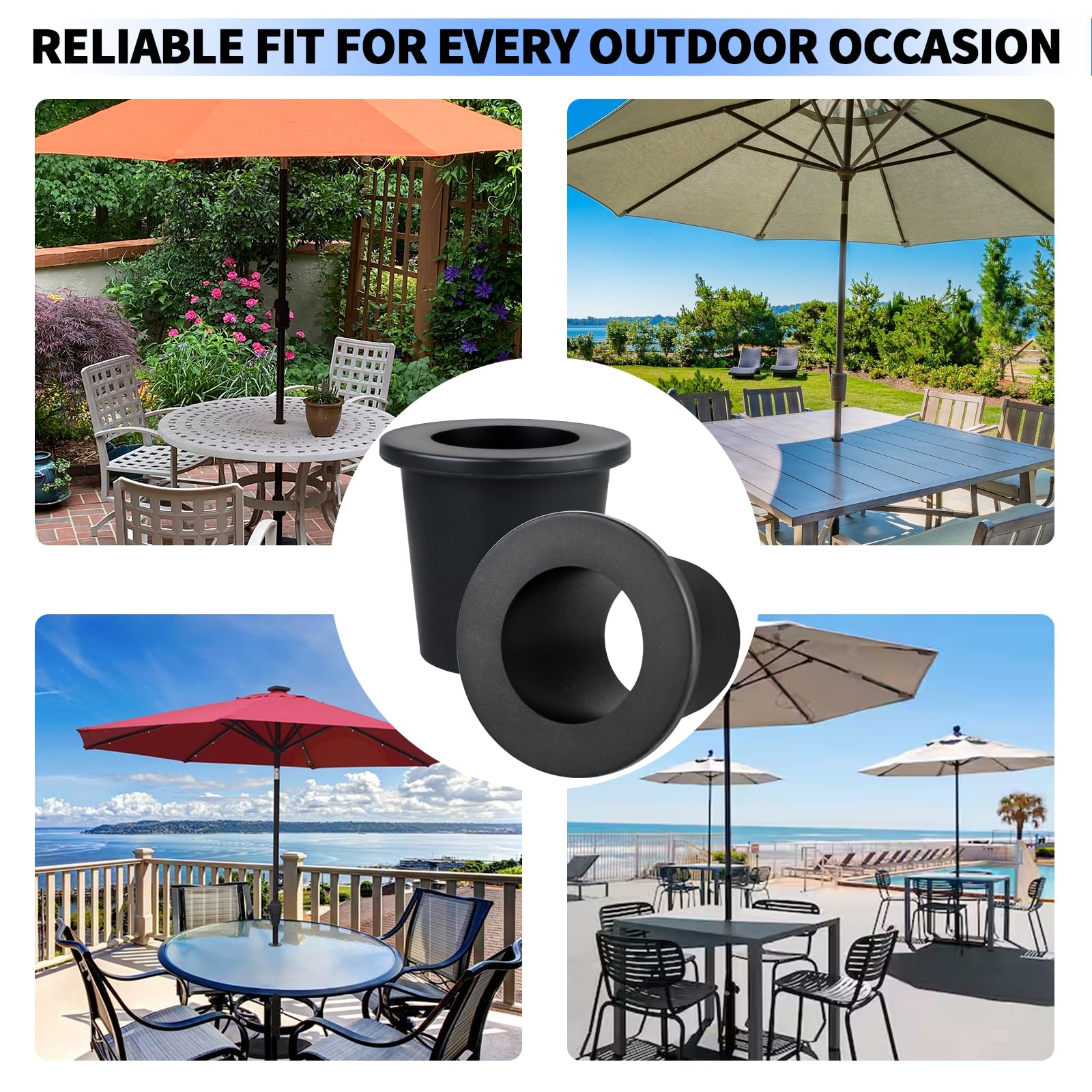 brella lights patio umbrella lighting Brella Lights Outdoor Patio Lighting System for 6-Rib Umbrellas - White -  Bed Bath & Beyond