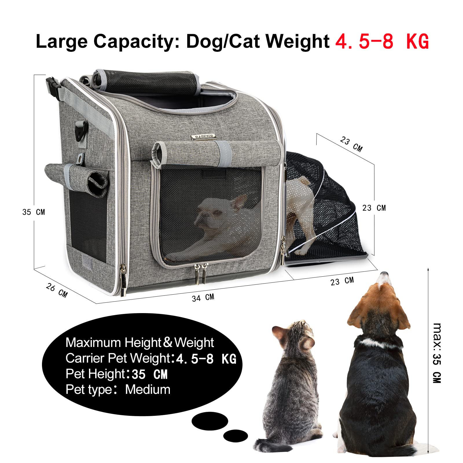 Cestino Per Bici In Vimini 30x25x35cm - Per Animali Piccoli O Oggetti, Con Cintura - Foto 3