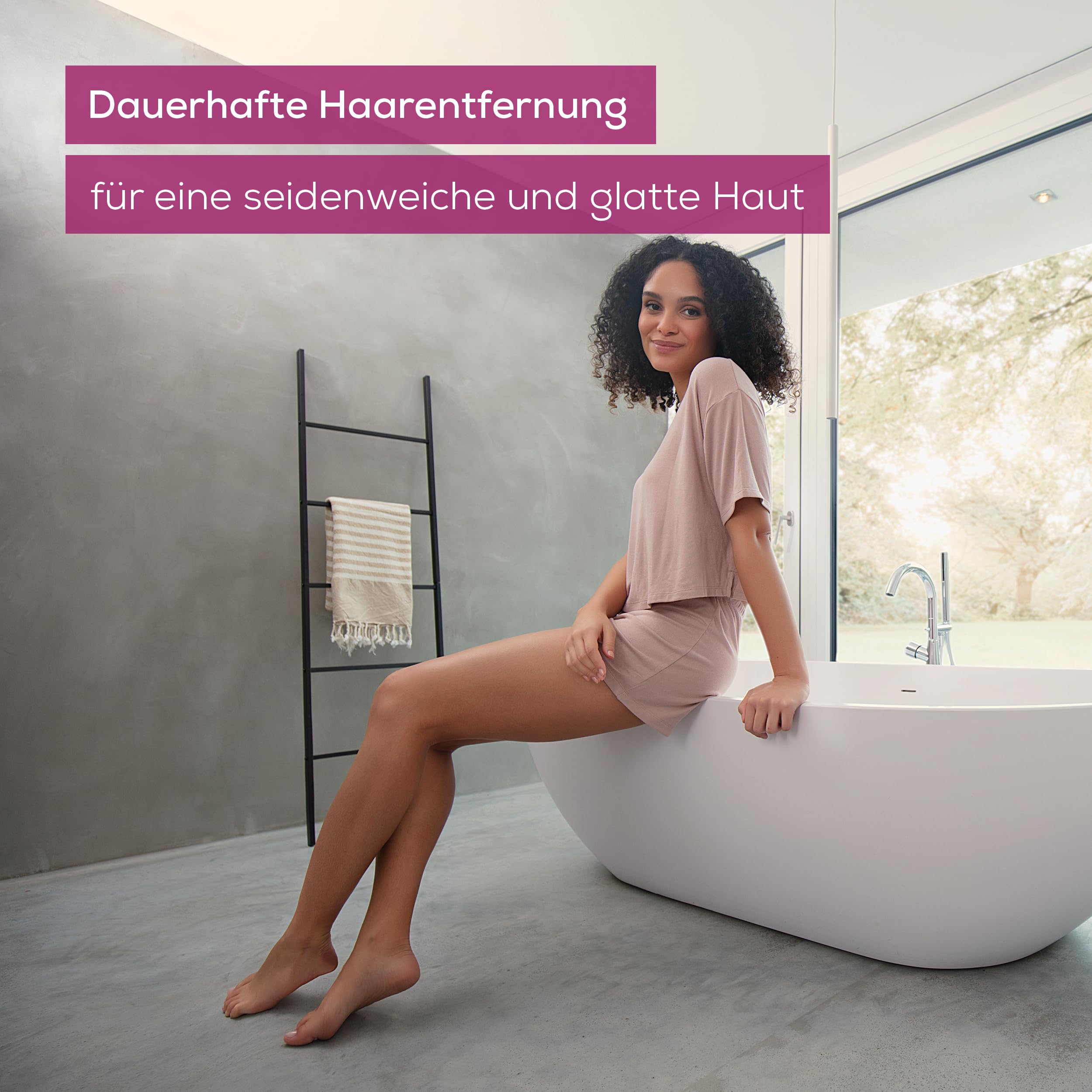 Beurer IPL Velvet Skin Pro Haarentfernungsgerät mit Akku, dauerhafte Haarentfernung durch IPL-Technologie, für Körper, Gesicht, Bikinizone, mit App, schwarz