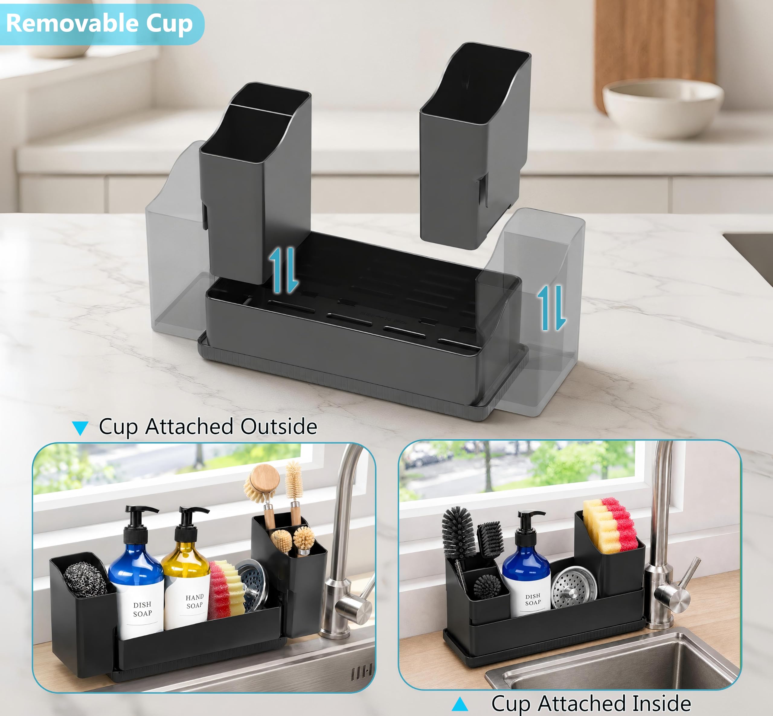 Kitchen Sponge Holder - Keep Sink Clean -5 Kitchen Sponge Holder - Keep Sink Clean -5