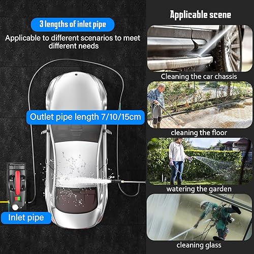 Miniatura 7 de TRAGLO Lavadora eléctrica, lavadoras a presión, lavadora de alta presión de 2800 W, kit de lavadora eléctrica, lavadora eléctrica de 2600 PSI,