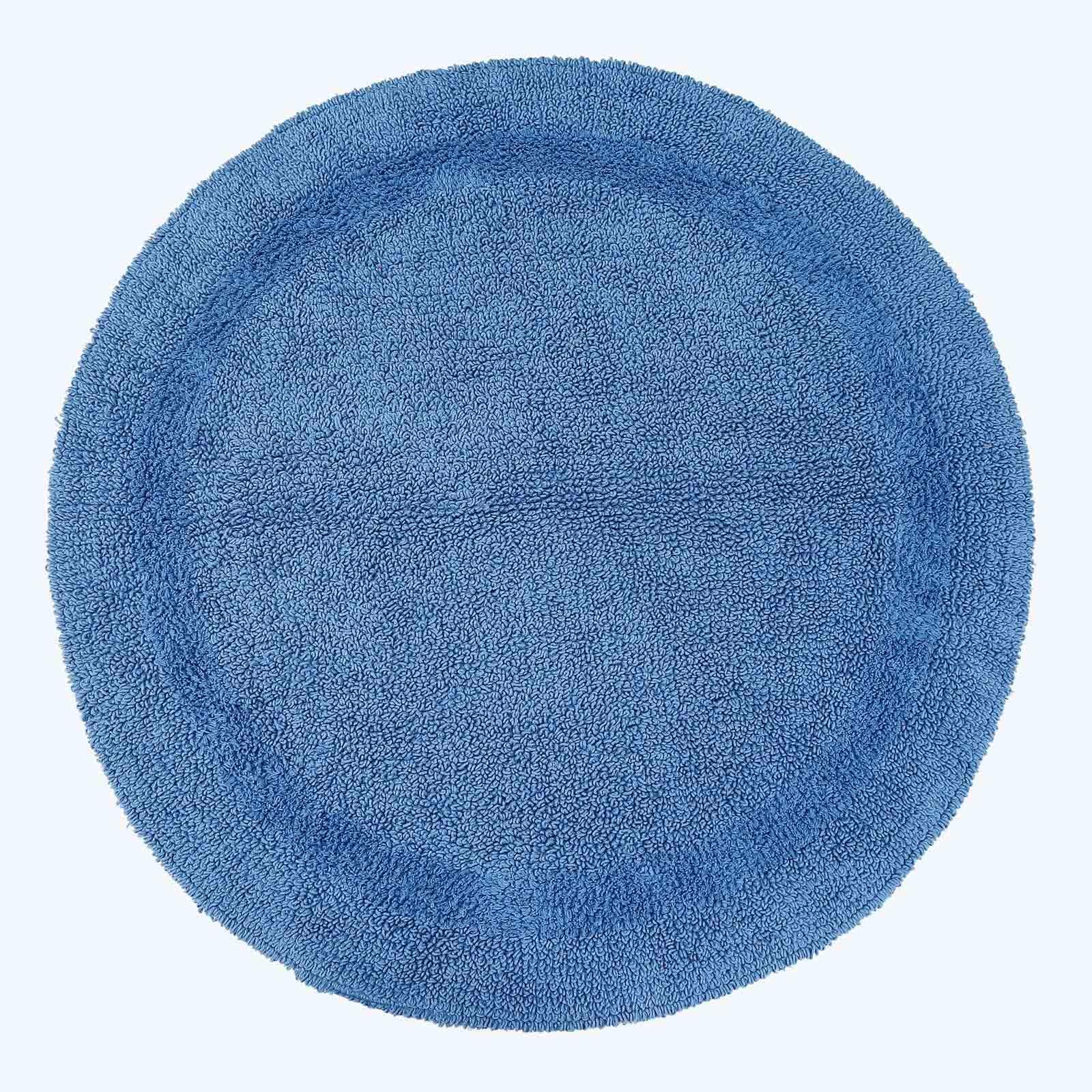 HOMESCAPES Toilet Mat, Luxury 1600gsm Extra Soft 100% Cotton, Reversible Bathroom Mats Non-Slip, Washable, Super Absorbent, Quick-Dry, Raspberry Pink Pedestal Rug for Toilet, 50 x 55 cm — view 45