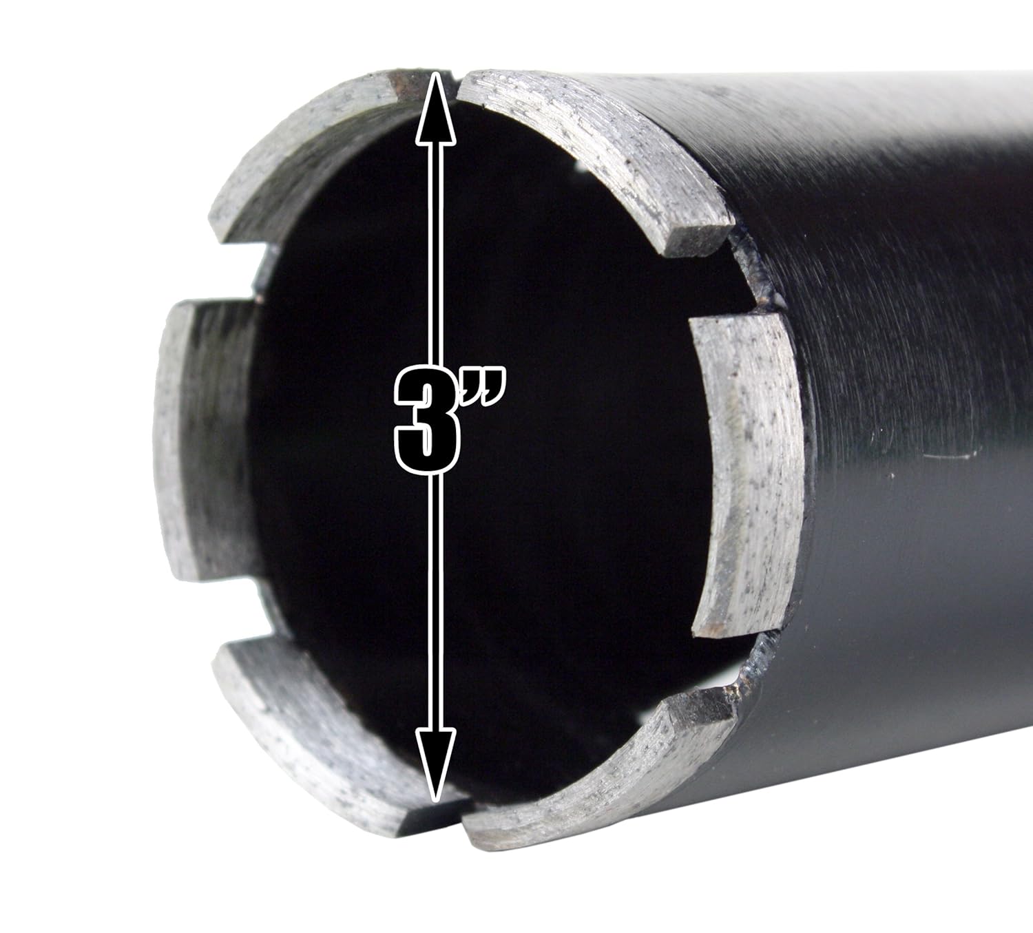 Steel Dragon Tools 3" (76 mm) x 6" Dry Diamond Masonry Core Drill Bit
