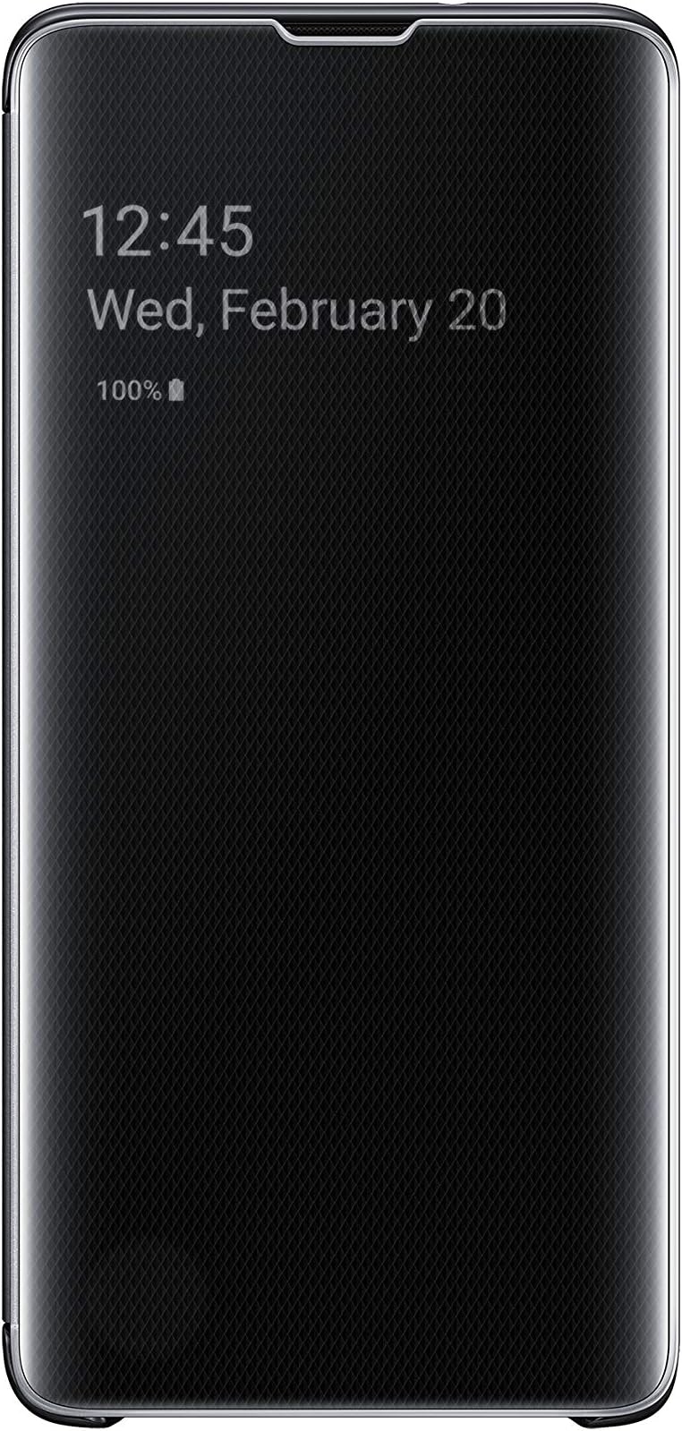 Galaxy S10 S-View Flip Case, Black