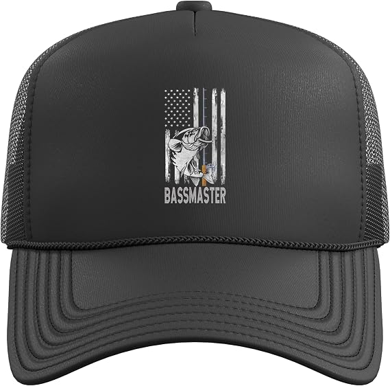 bass Champion Trucker Hat with Adjustable Mesh Back