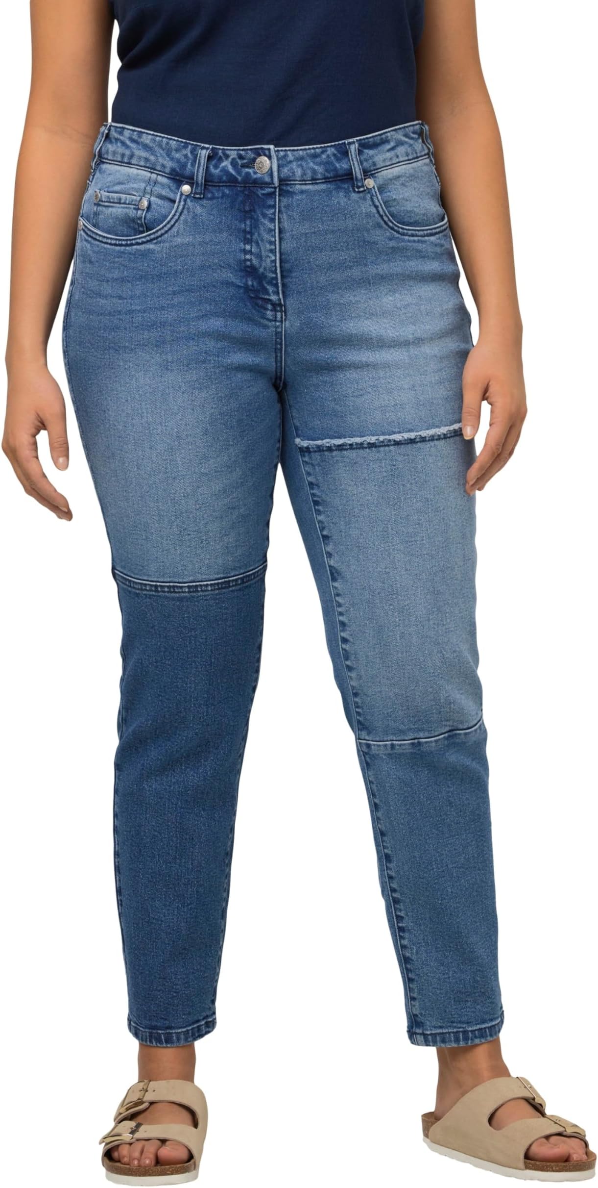 Ulla PopkenWomen's Denim Jeans With Patch Jeans