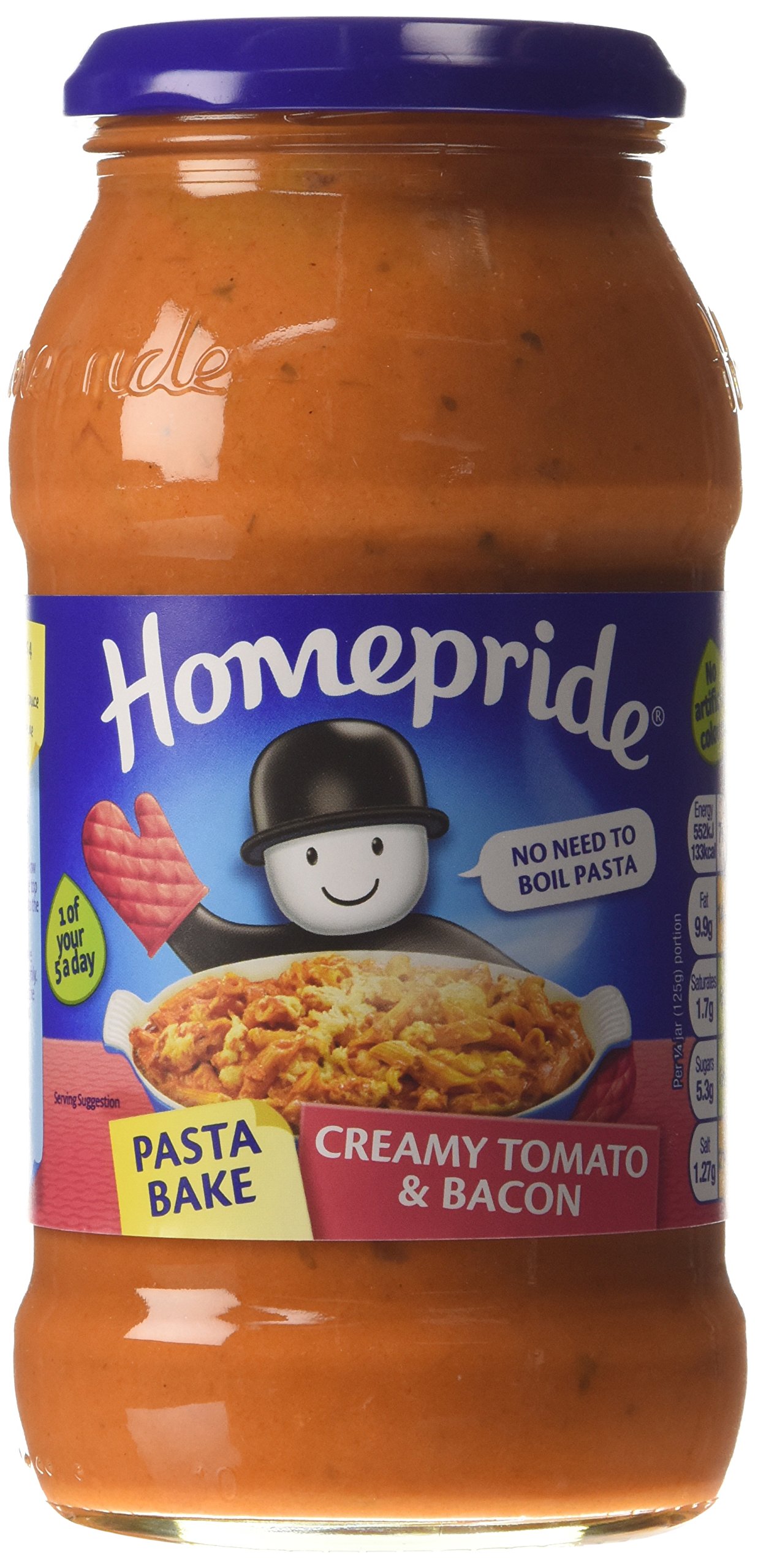 Homepride Tomato and Bacon Pasta Bake Sauce, 500 g