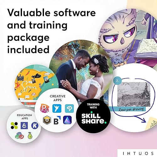 Miniatura 5 de Wacom CTL4100 Intuos - Tableta de dibujo con 3 programas de software incluidos 79 x 63 color negro