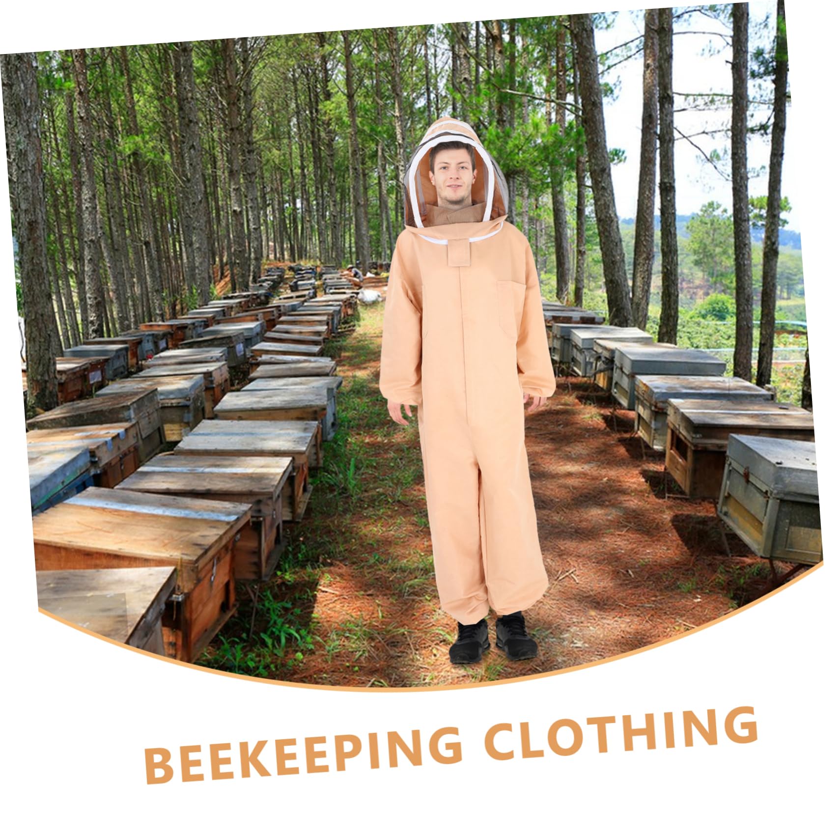 POPETPOP Da Apicoltura Professionale Con Velo Abbigliamento Traspirante Per Apicoltori Protezione Avanzata e Comfort Attrezzatura Per Beekeeping Adatta Alte Temperature