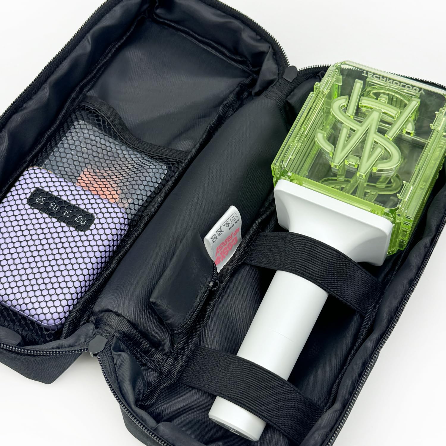 Light Stick Pouch for Kpop Fans with Adjustable Strap and Soft Protection