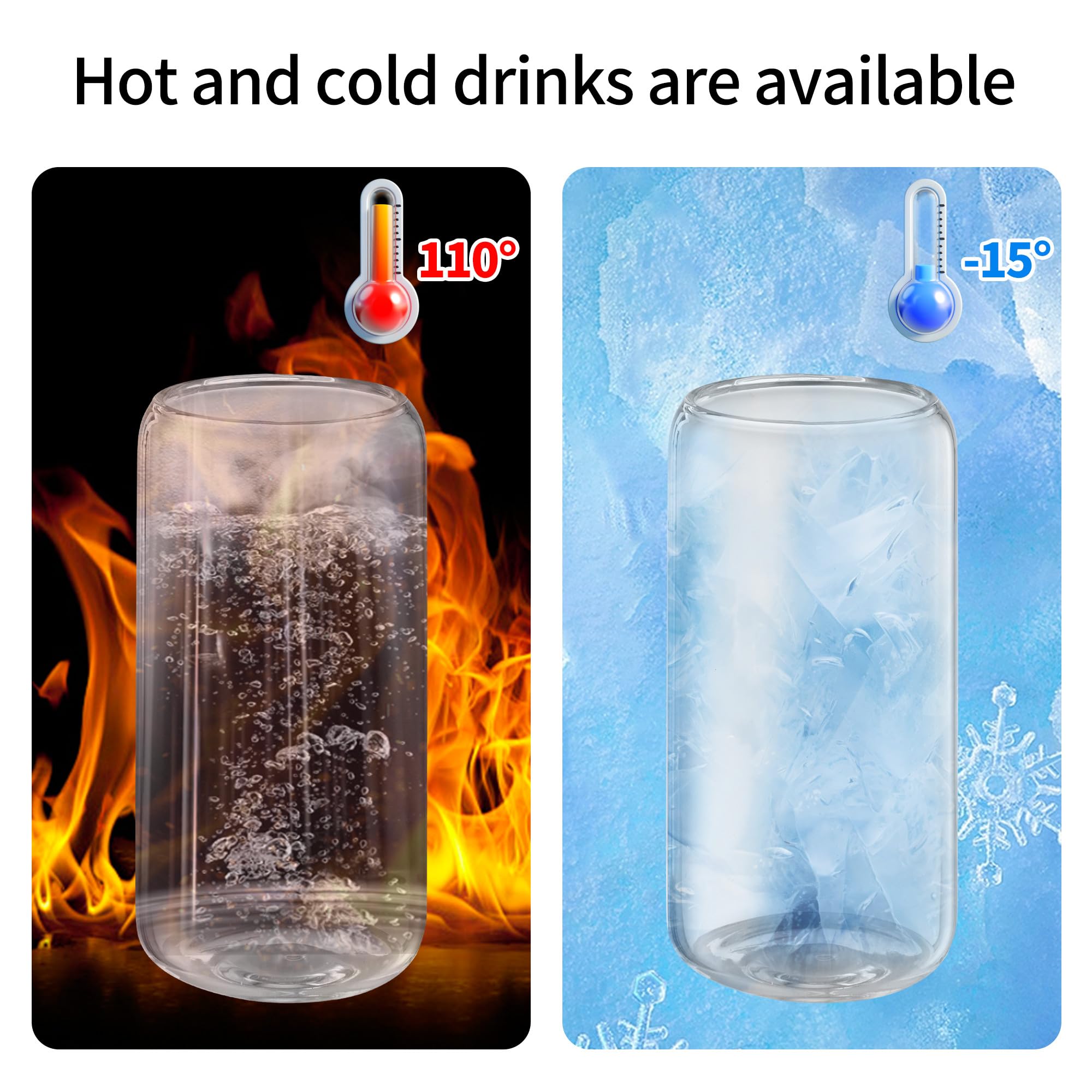 Jarre Avec Paille Relaxdays Et Couvercle, Lot De 20, 400 ML