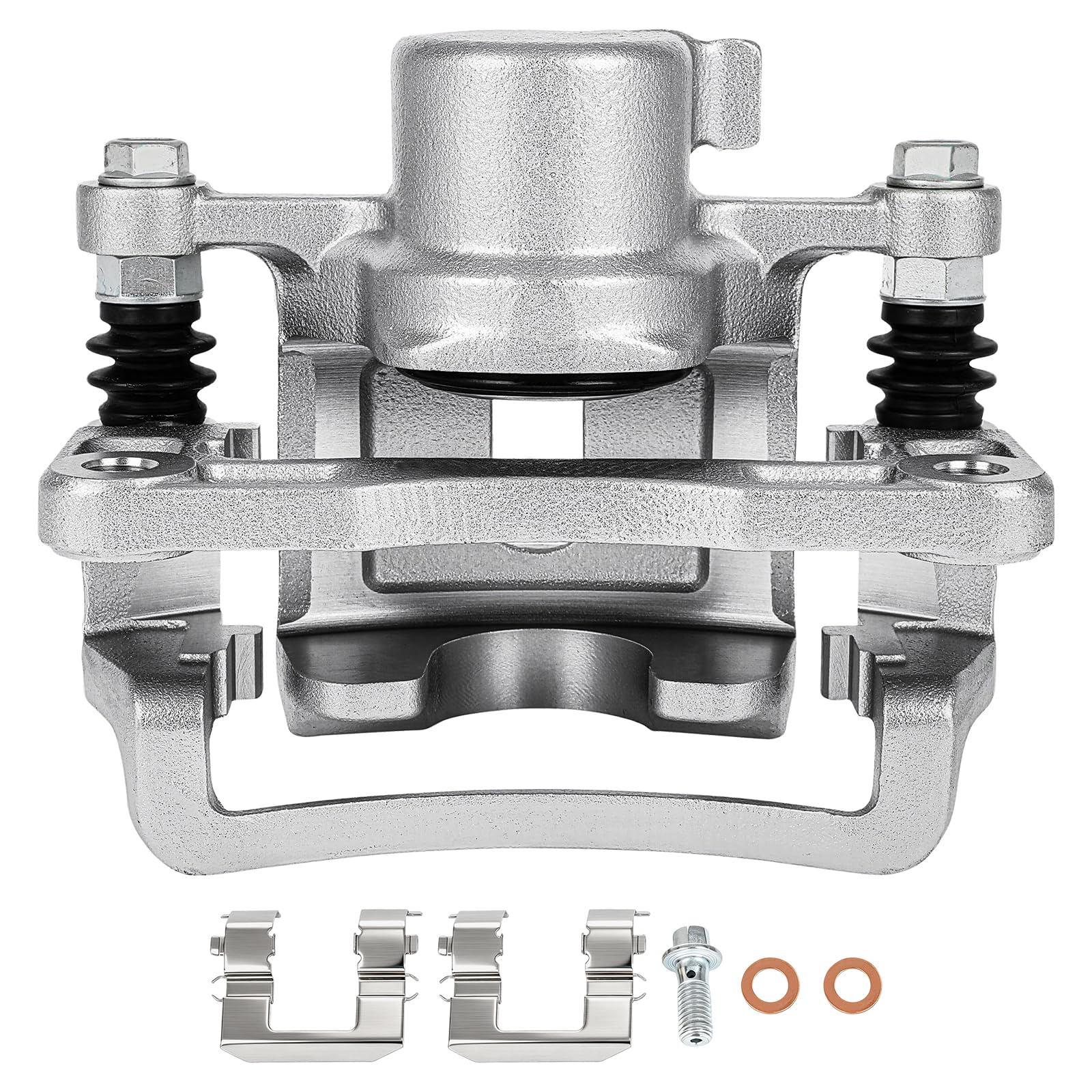 SCITOO Rear Left Brake Caliper With Bracket 18B5040 Compatible For Chevy Captiva Sport 12-15, For Chevy Equinox 07-17, For GMC Terrain 10-17, For Pontiac Torrent 07-09, For Saturn Vue 08-10