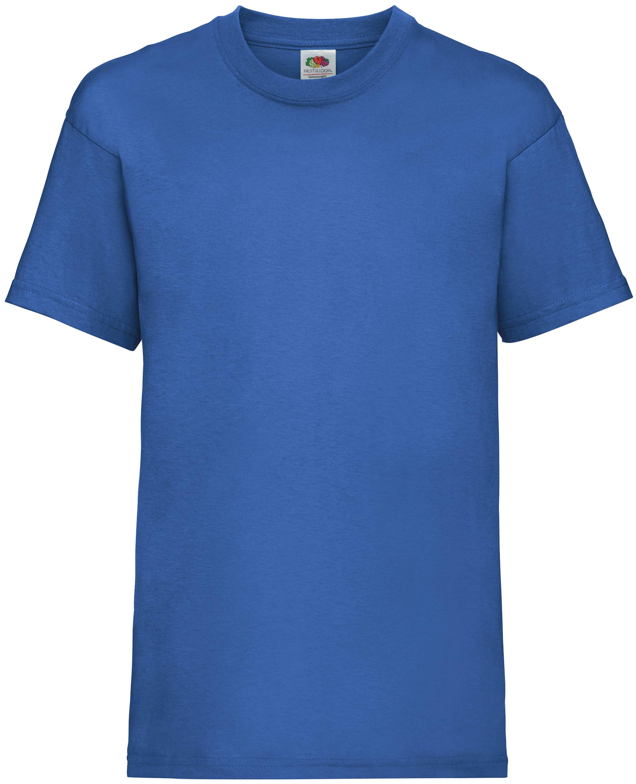 Fruit of the Loom Childrens T Shirt in Royal Size 12-13 (SS6B)