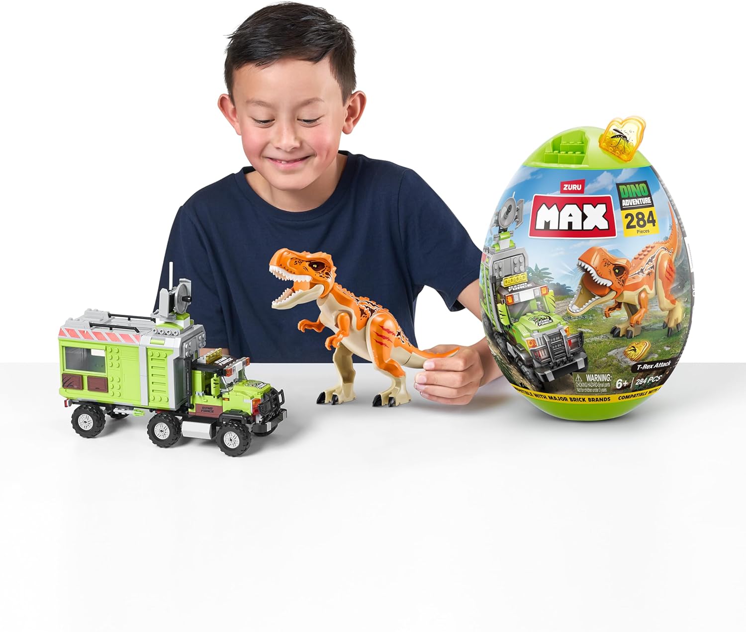 ZURU MAX-Dino Adventure US-Series 1-Egg Capsule (284 pcs)