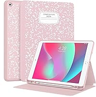 Vista 9 de Supveco Funda para iPad de 9ª/8ª/7ª Generación 10.2 pulgadas (Modelo 2021/2020/2019) con Soporte para Lápiz, Funda Folio Premium con Soporte