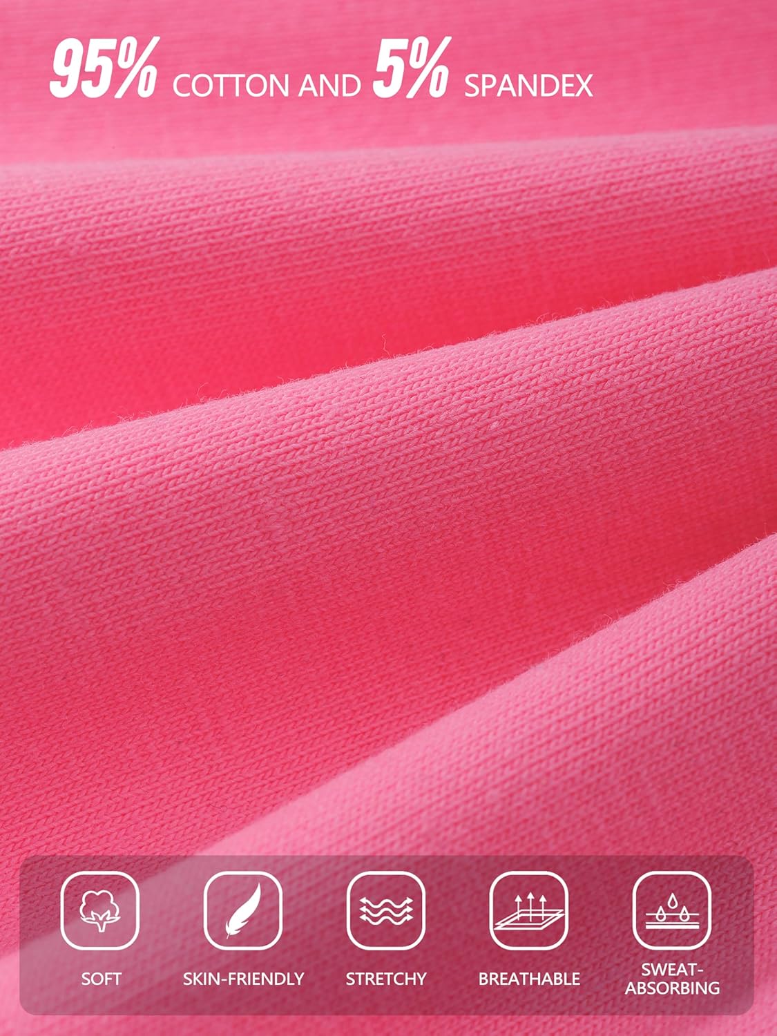 Poroka 6 Pack Baby and Toddler Girls Bike Shorts Soft Girls Summer Dancewear Shorts Solid Tumbling Safety Short for Kids - Image 4