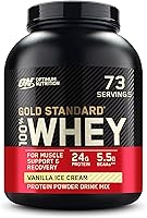 Vista 14 de Optimum Nutrition Estándar dorado 100% Proteína de Suero de Leche en Polvo, Pie de lima, 1.8 Libra
