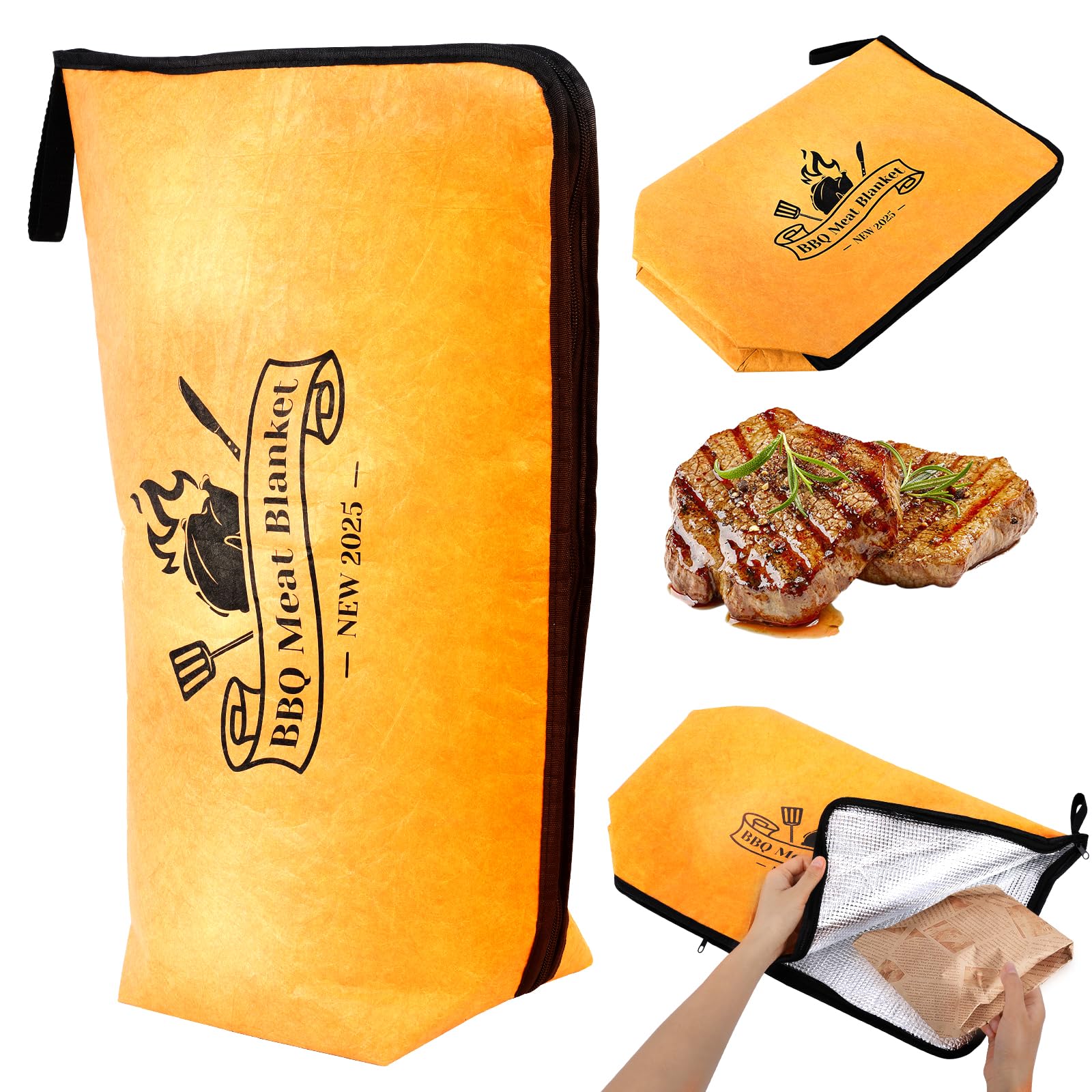 Gecool BBQ Blanket for Resting Meat – Insulated Smoker Grilling Bag for Juicy Flavorful Meats | Ideal for Brisket, Ribs, P...