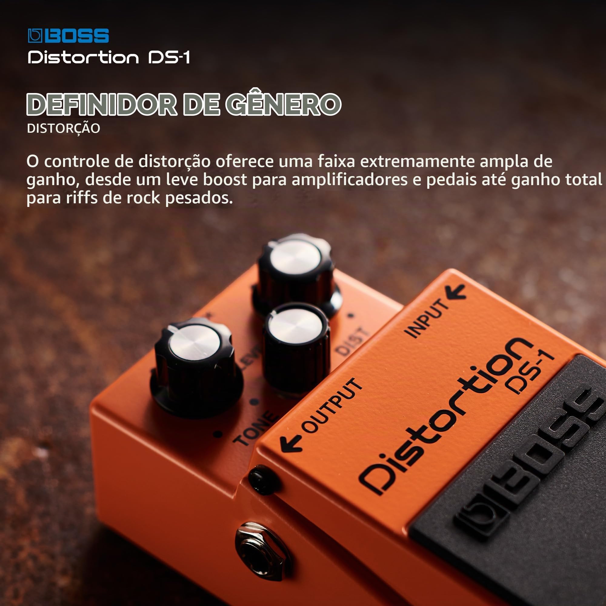 Ds-1 | Pedal de Distorção Boss Distortion Ds-1 : Amazon.com.br