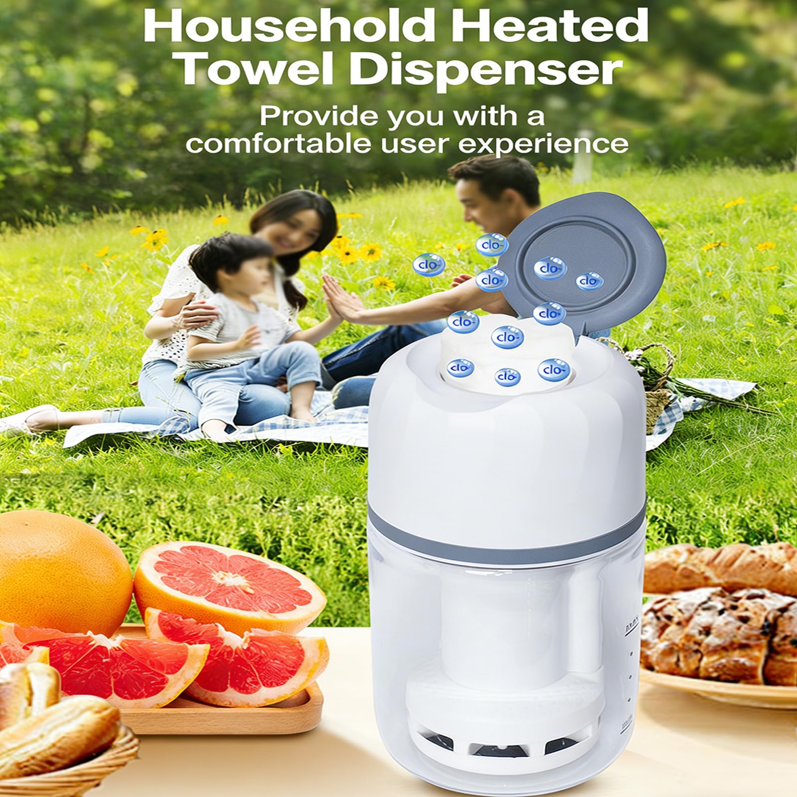 Piccolo Asciugamani a Riscaldamento Veloce Led Luce Bambino Caldo Più Caldo per Bagno Camera Da Letto Cucina Viaggio Igienico Asciugamano Sterilizz