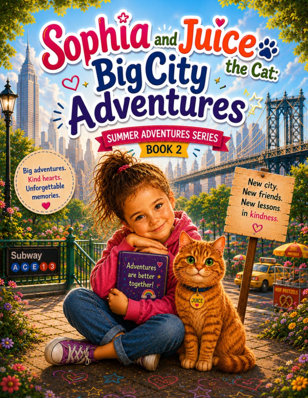 Sophia and Juice the Cat: Big City Adventures: Summer Adventures Series — Book 2