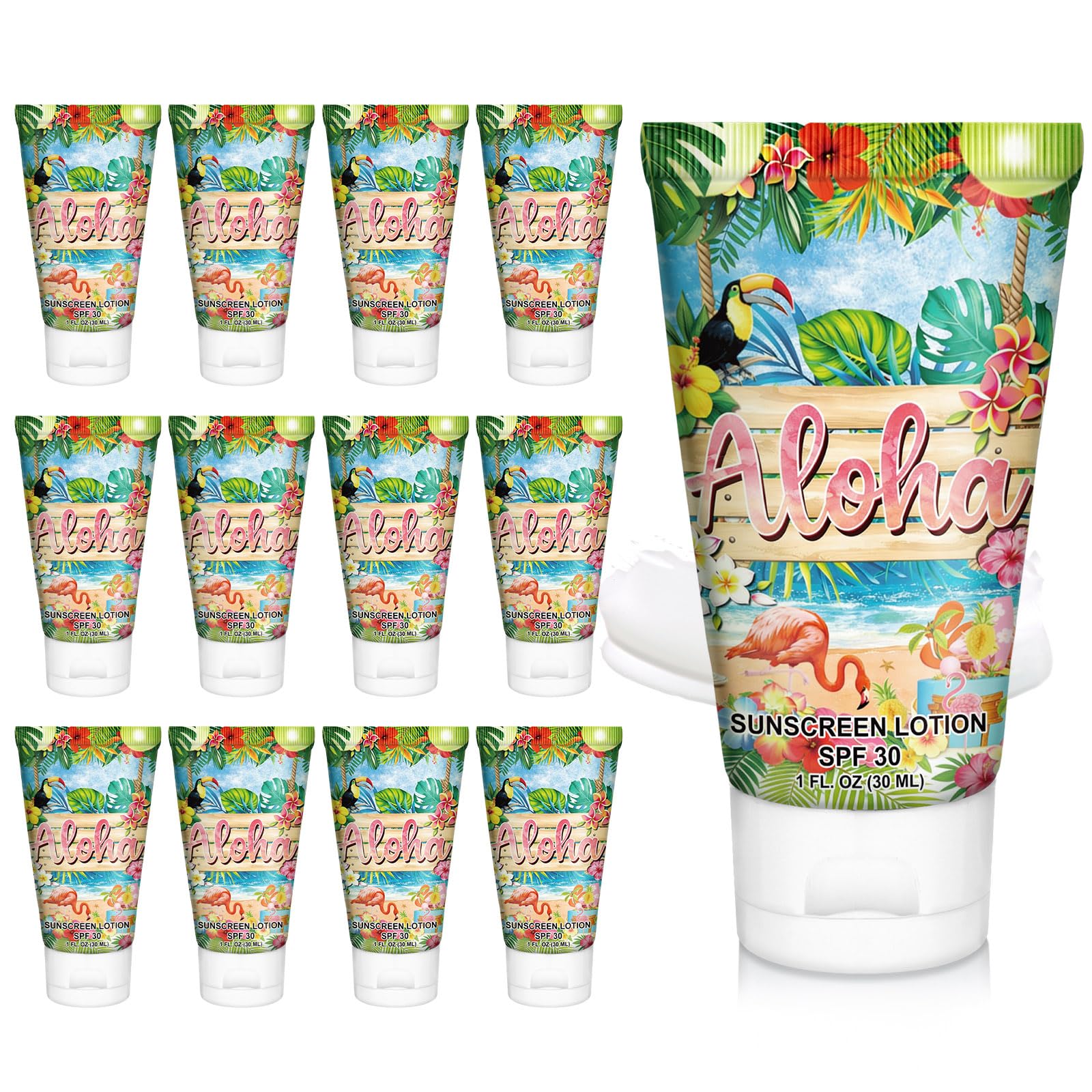 Loopeer Mini Sunscreen Lotion SPF 30 Travel Size Bulk Set