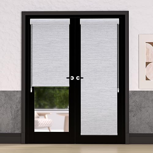 Miniatura 5 de Persianas enrollables opacas y opacas personalizadas persianas enrollables para ventanas con cadena bloqueo solar eléctrico protección de privacidad