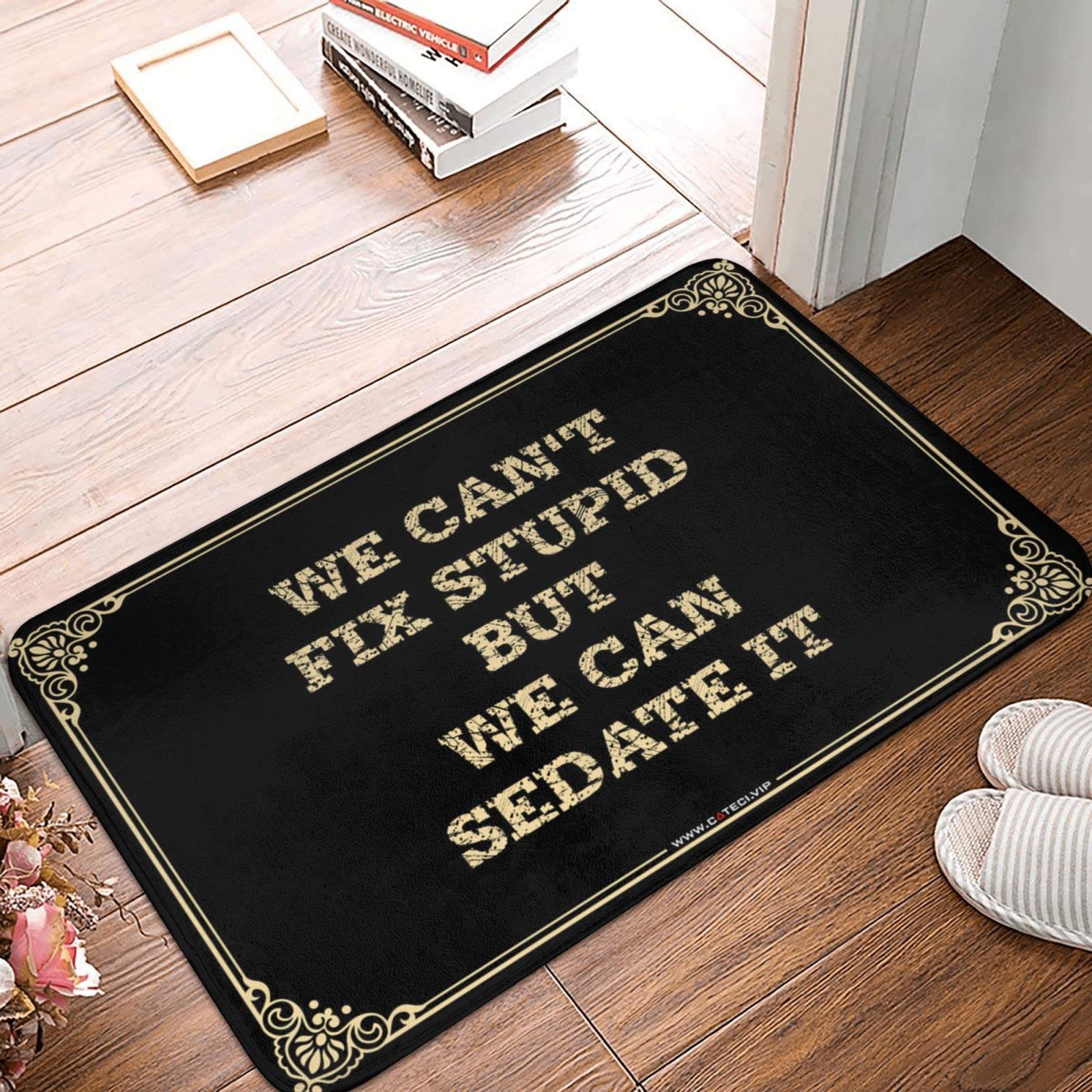 Tapis de porte de ferme original idée cadeau pendaison de crémaillère humour