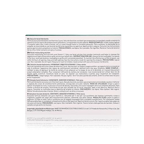 Miniatura 2 de MartiDerm Proteos Hydra Plus - Ampolla de suero altamente concentrada para mujeres y hombres con 5% de proteoglicanos y vitamina C pura, 10 ampollas.