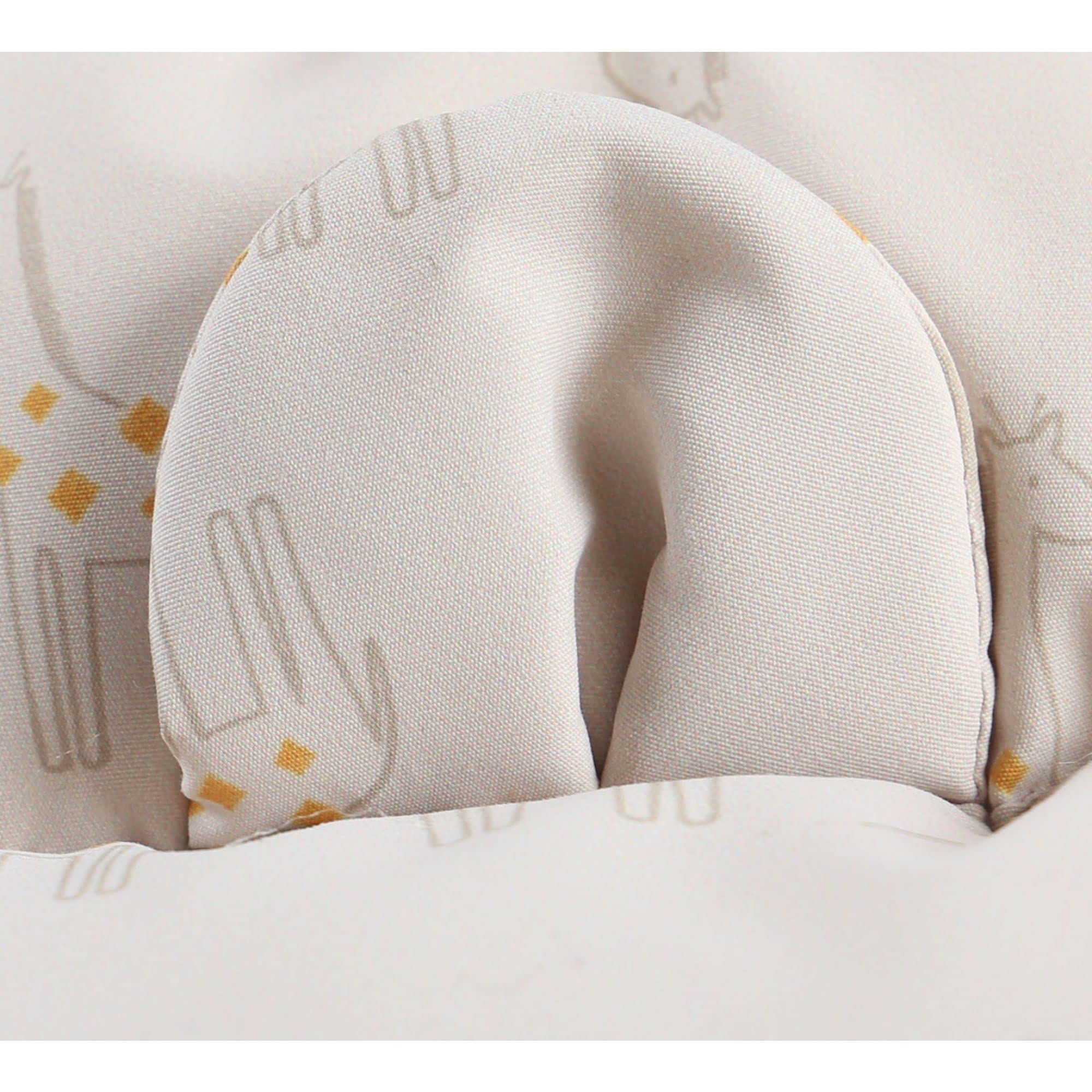 Chancelière universelle écrue motif girafe - Noukie's