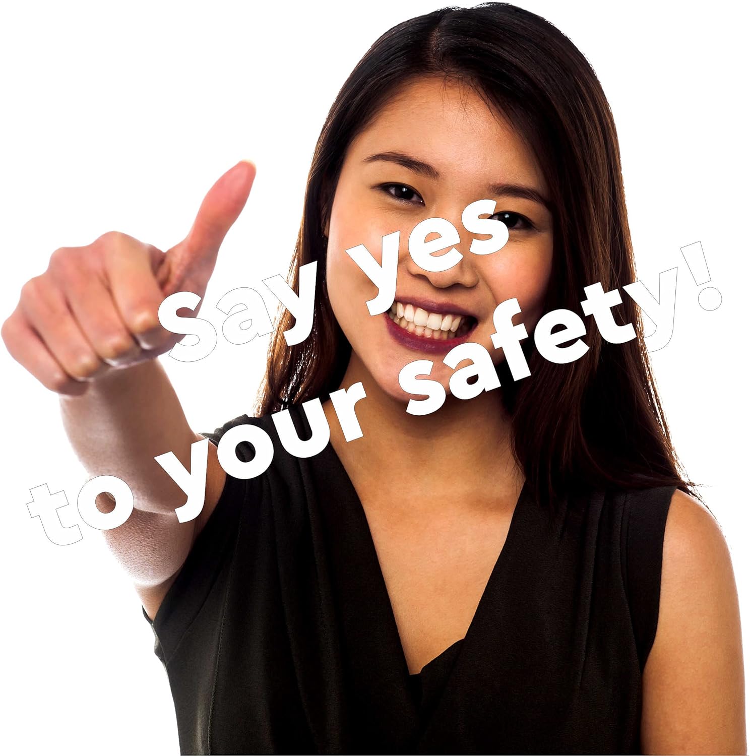 Sticker - Warning - 10x Caution - If You Cant See My Mirrors, i Cant See You - 200x160mm KP-401 Decal for Office, Company, School, Hotel - for Your Safety - Company - School - Kindergarten - Office