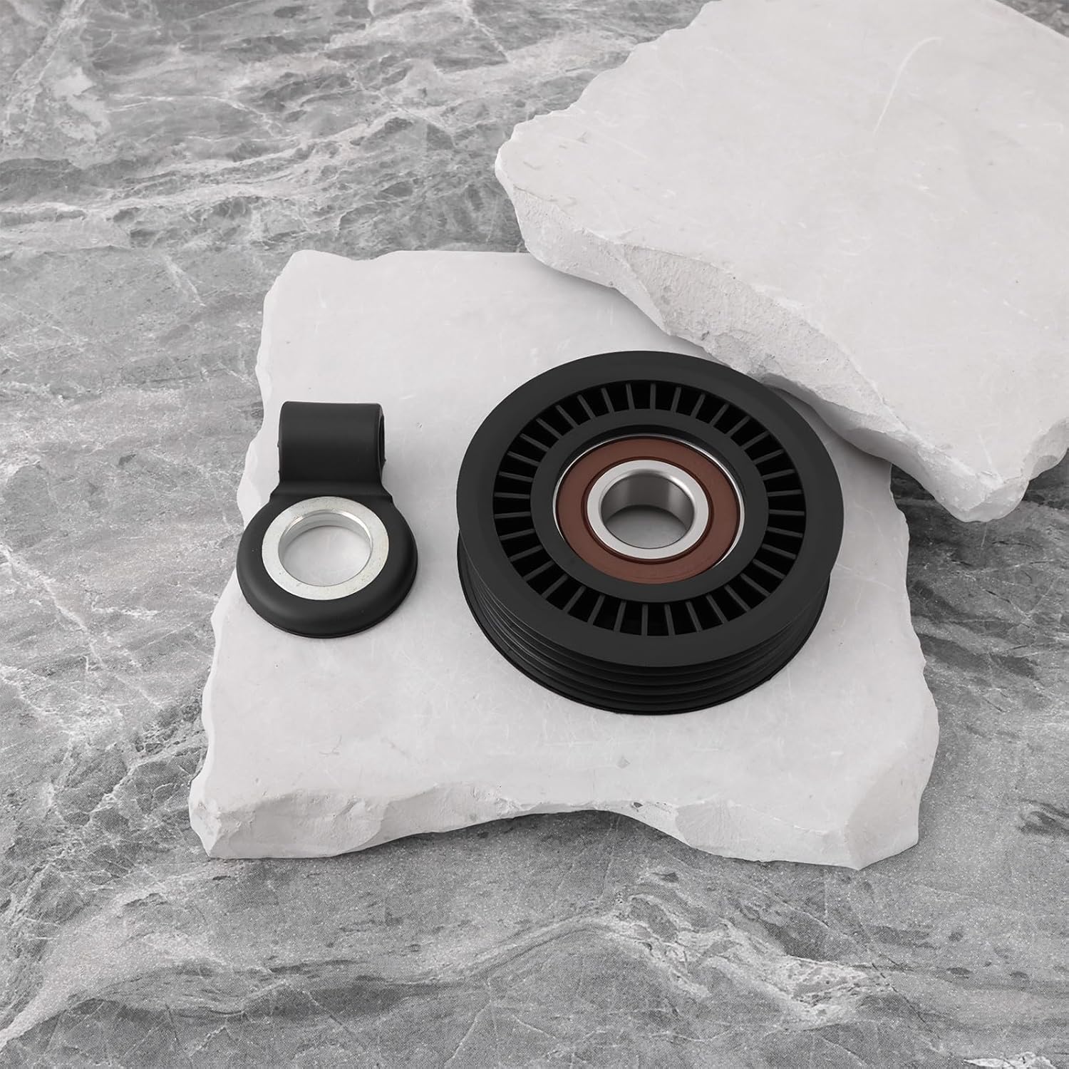 1Pc Air Conditioner Belt Tensioner Pulley with Adjuster 73134AC001 73131FC000 Compatible with Subaru Impreza 1996-2007