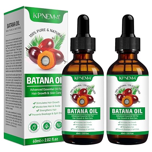 Miniatura 1 de Aceite de batana para el crecimiento del cabello, paquete de 2 unidades 100% puro natural orgánico, hidratante para la piel y el cuidado del cabello