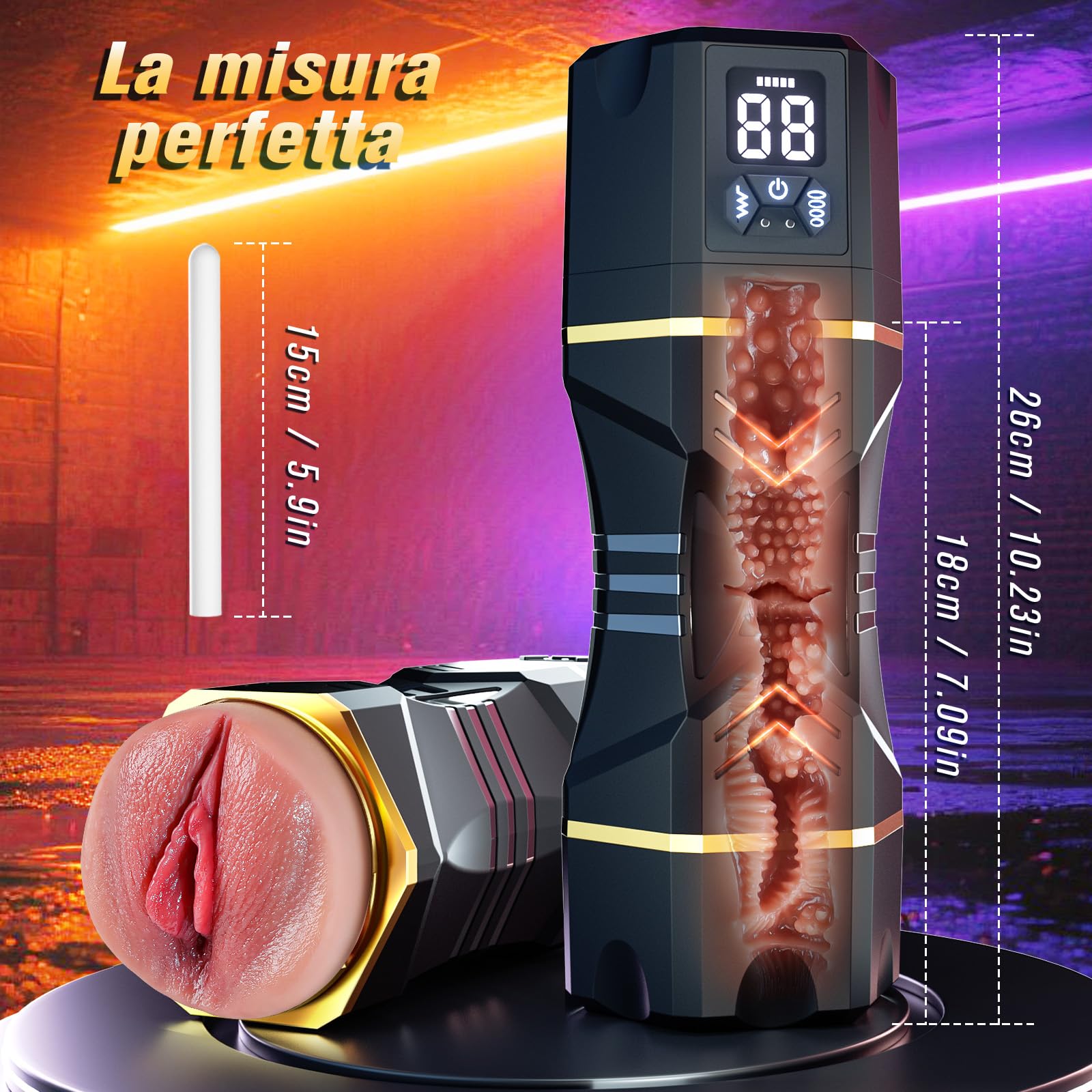 Masturbatore Uomo Sex Toys - Masturvatore Sexytoysys per Uomo Sexy Toy Realistico Masturbatori Uomini Maschile, Giochi Erotici con 3D Vagina Silicone Finta per Pene Automatico Vagine Vere Pocket Pussy