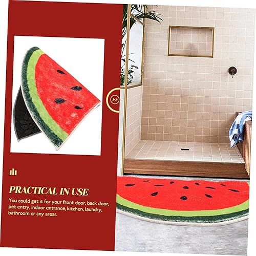 Miniatura 4 de Tapete de suelo de sandía, tapete personalizado para puerta al aire libre, tapete de baño, alfombra de frutas