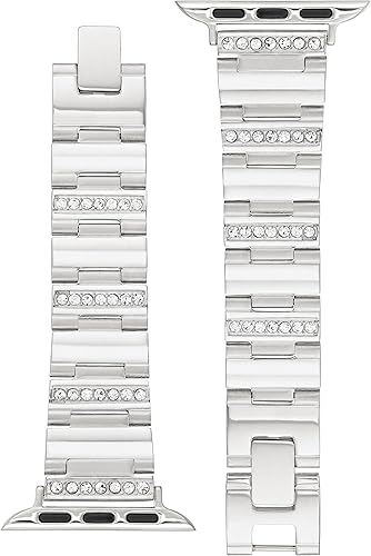 Miniatura 3 de Anne Klein Pulsera de moda con detalles de cristal prémium para Apple Watch