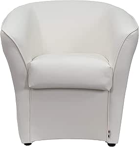 Poltrona Pozzetto Valentina In Ecopelle - Imbottita, Comoda, Per Casa O Ufficio, Vari Colori - Foto 6