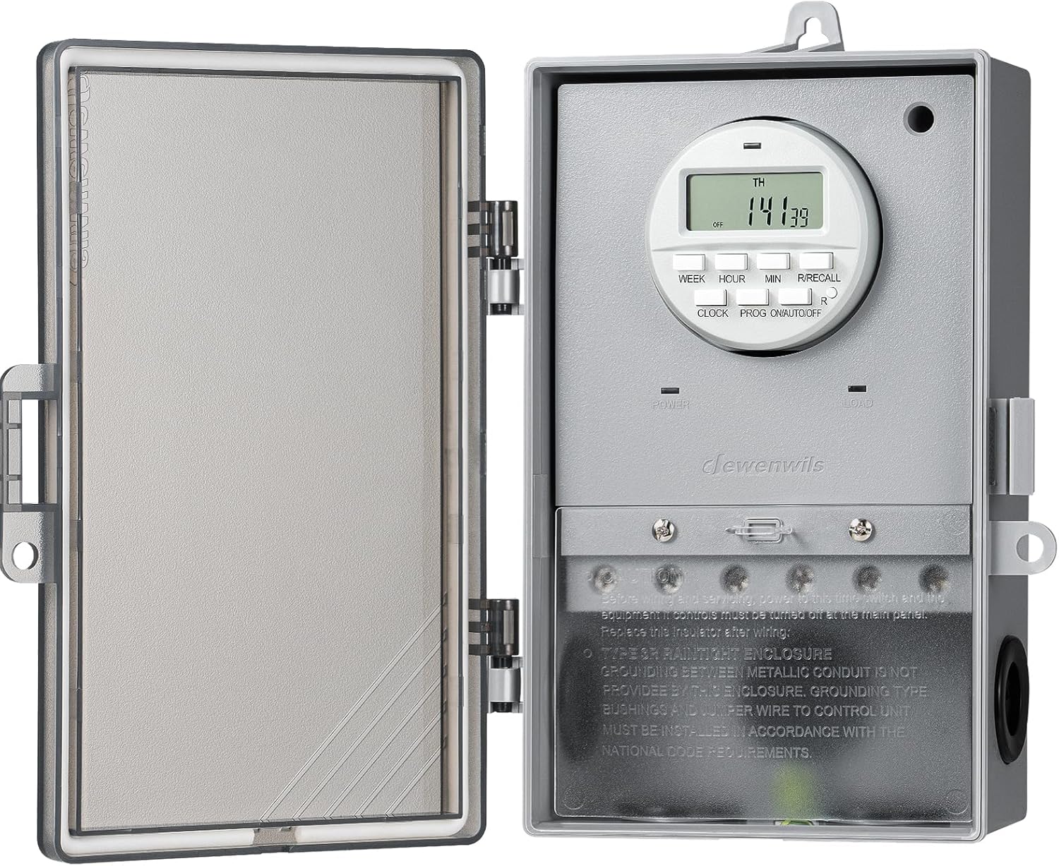 DEWENWILS Digital Pool Pump Timer, 2HP 40A 7Day Programmable Switch in