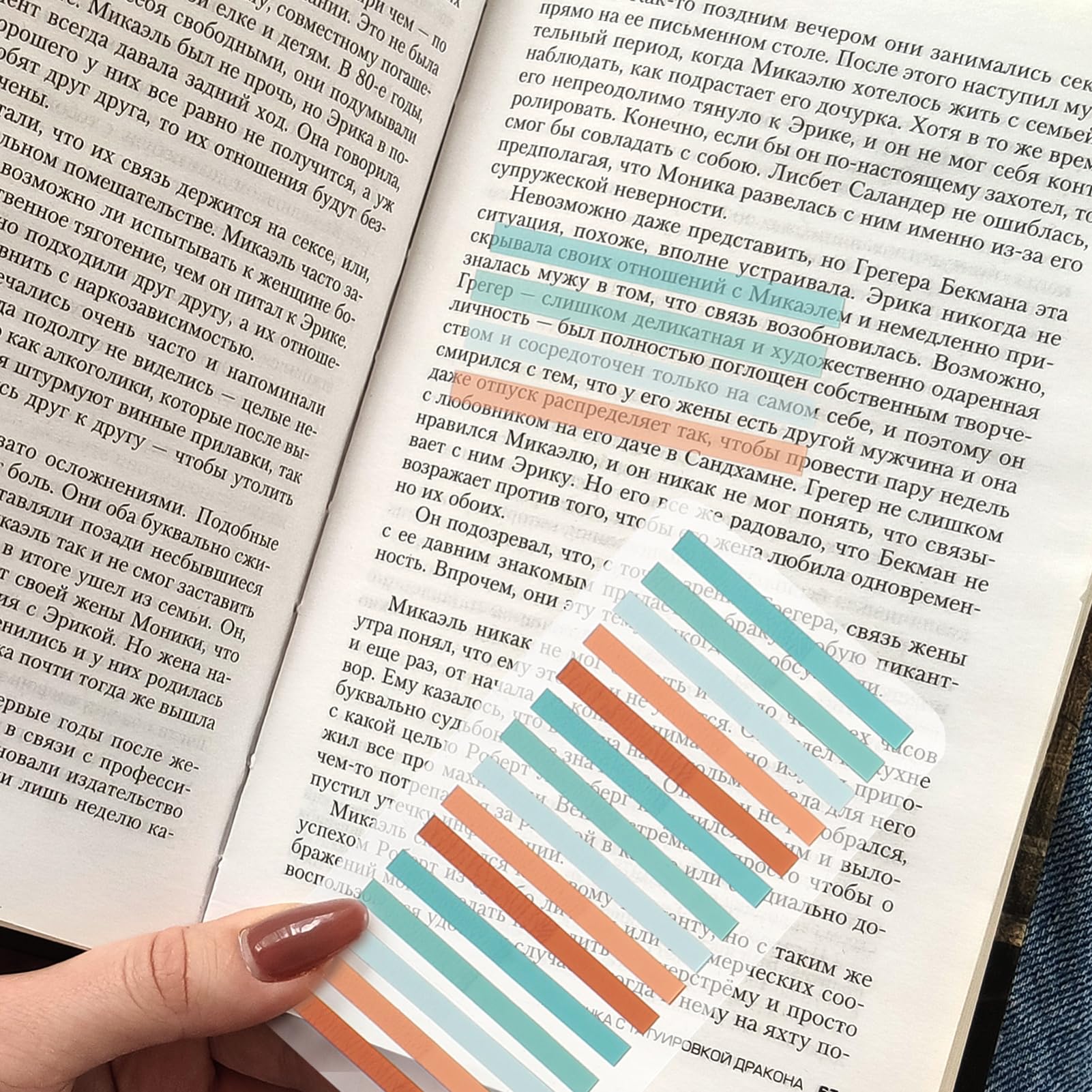 TEHAUX 40stücke Farbige Haftstreifen Selbstklebende Lesezeichen Für Notizen Wasserfest Beschreibbar Für Büro Schule Und Dyslexie-hilfe Transparentes Design