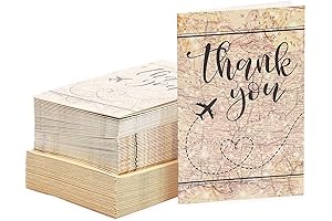 Pipilo Press 48 Pack Travel Thank You Cards with Envelopes