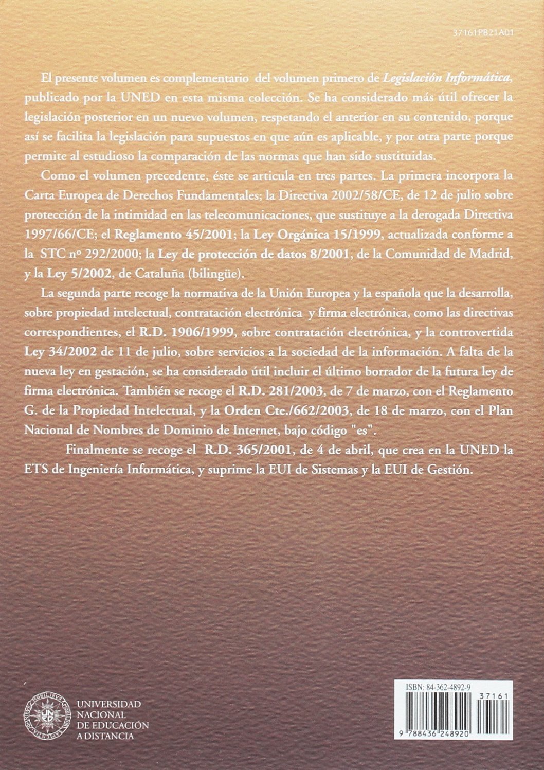 Legislación informática