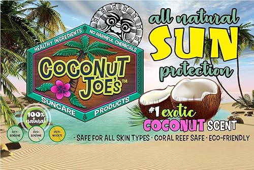 Miniatura 2 de Aceite de bronceado oscuro de coco xotic Grehge de Coconut Joe's  Sin productos químicos nocivos, sin aceite mineral, botella de 8 onzas