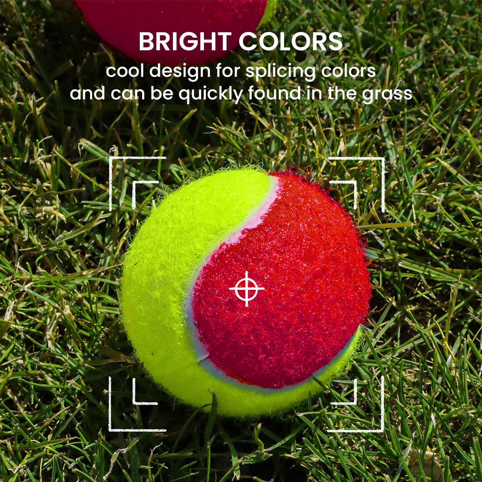 XJBTBA Palline da Tennis, morbide, Elastiche, a Bassa Compressione, Senza Pressione, Strumento per Allenamento in Massa, Colore Arancione, per la Pratica Giovanile all'aperto
