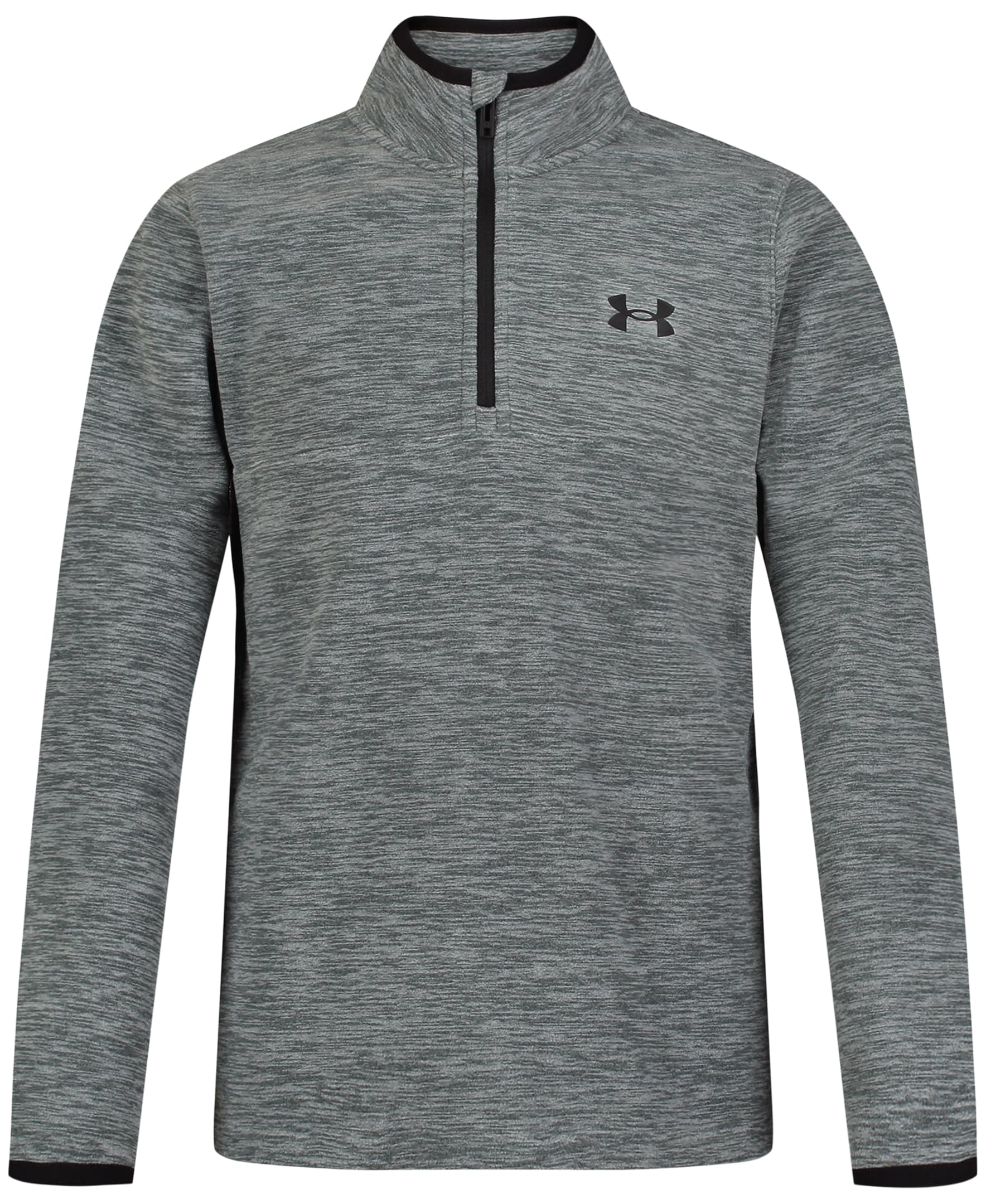 Under Armour Sudadera de forro polar con cremallera de un cuarto para niños, sudadera ligera con ajuste completo
