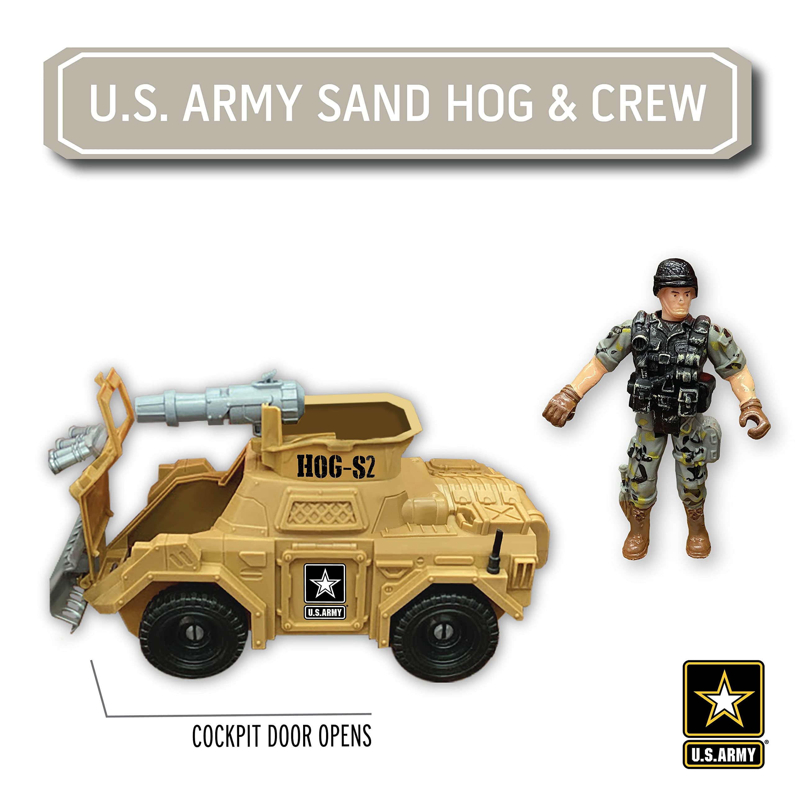 Amazon.co.jp: アメリカ陸軍 サンドホッグ プレイセット プッシュ&ゴー