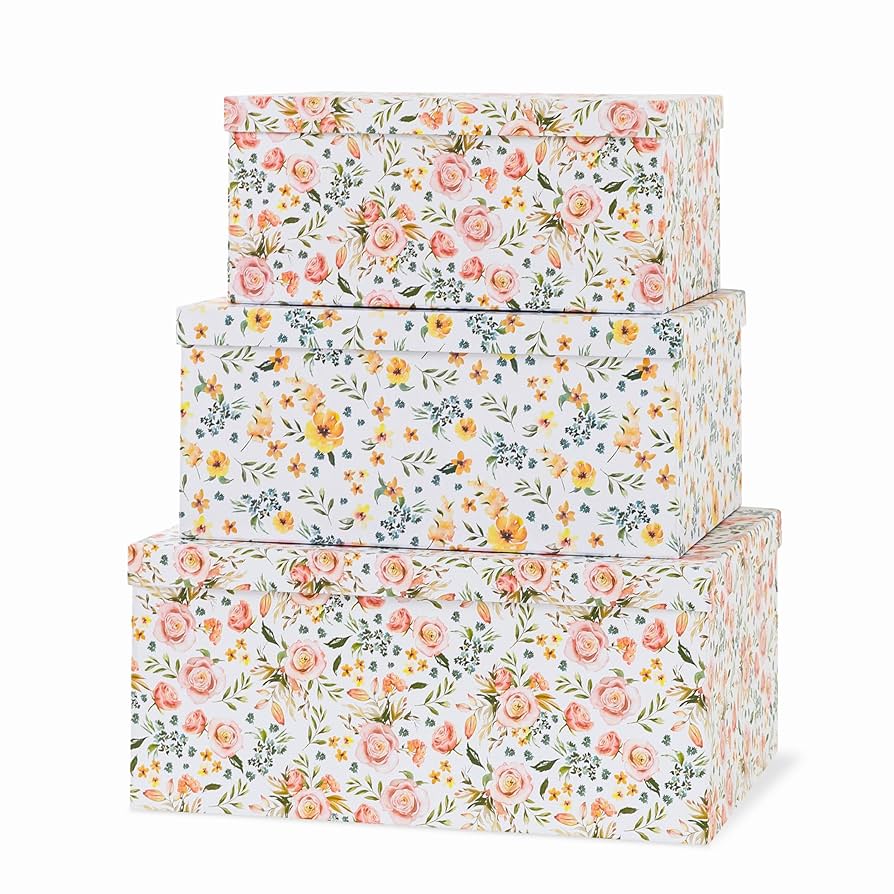 Amazon.com: Soul & Lane Decorative Storage Cardboard Boxes